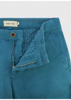 Pantalon chino Charles Le Golf _ Bleu canard uni _ 85 - Bleu canard