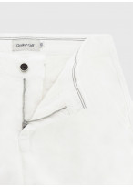 Pantalon chino Charles Le Golf  _ Blanc uni _ 10 - Blanc