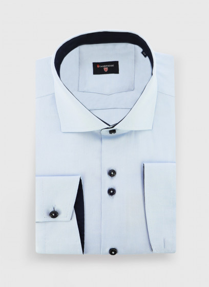 Chemise slim fit à col contrasté Stanbridge