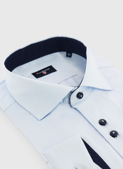Slim fit contrast collar shirt Stanbridge
