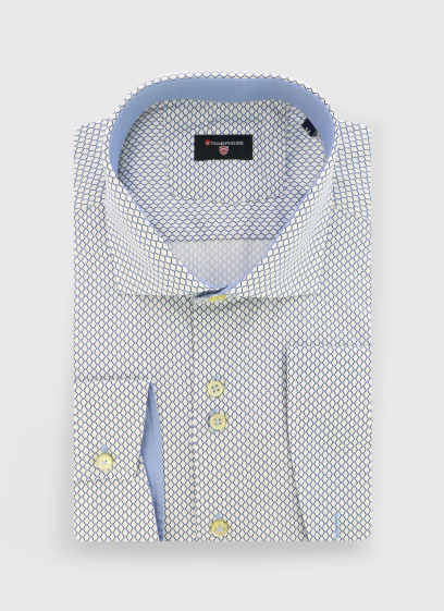 Chemise slim fit à motif fantaisie Stanbridge  _ Bleu pastel fantaisie _ 80 - Bleu Pastel