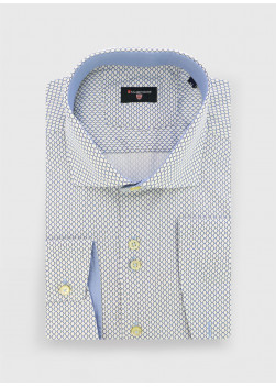 Chemise slim fit à motif fantaisie Stanbridge  _ Bleu pastel fantaisie _ 80 - Bleu Pastel