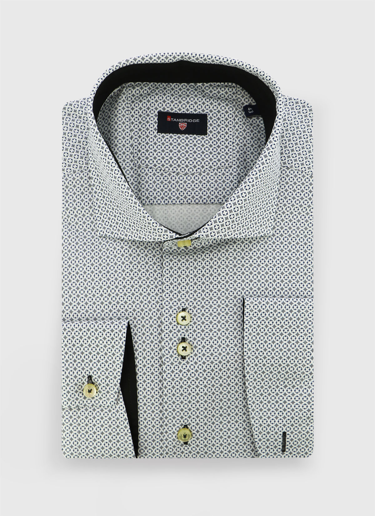 Chemise slim fit à motif fantaisie Stanbridge