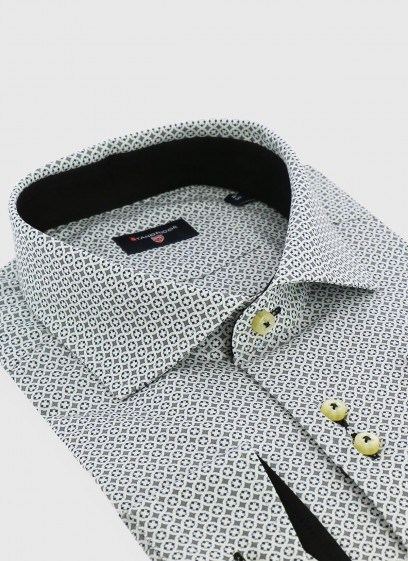 Chemise slim fit à motif fantaisie Stanbridge
