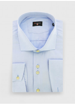 Chemise slim fit texturée Stanbridge _ Bleu pastel texturé _ 80 - Bleu Pastel