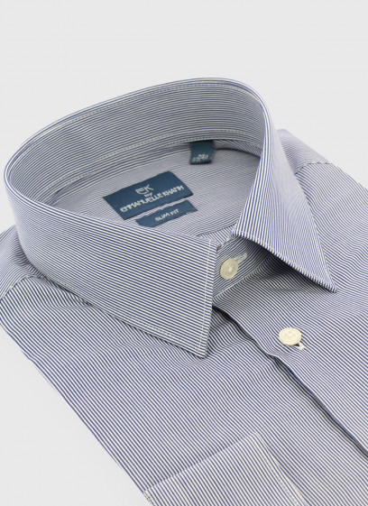Chemise slim fit à rayures Emmanuelle Khanh 