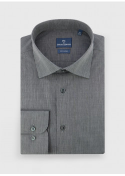 Chemise slim fit faux-uni Emmanuelle Khanh