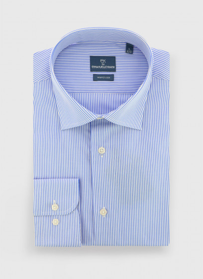Chemise slim fit à rayures Emmanuelle Khanh 