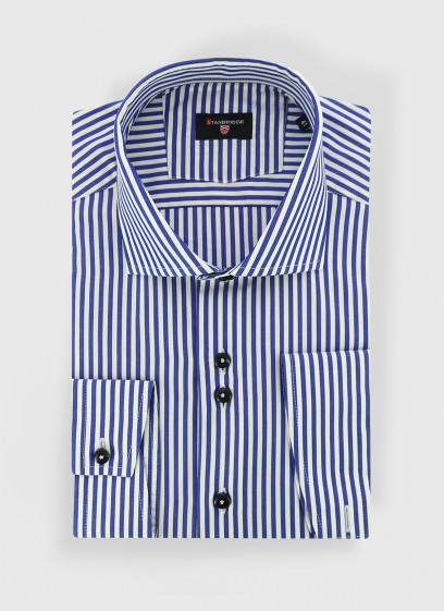 Chemise slim fit à rayures Stanbridge