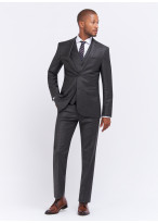 Costume regular fit Emmanuelle Kahn _ Gris foncé à carreaux _ 23 - Gris foncé