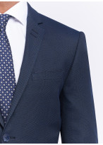 Costume slim fit Sevenson - Bleu marine faux uni
