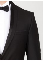 Smoking slim col châle SEVENSON - Noir 201NOIR1