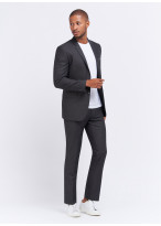 Slim fit suit by Sevenson - Plain anthracite grey