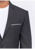 Costume slim fit Sevenson - Gris anthracite faux uni