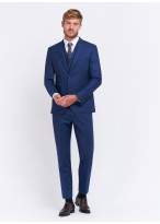 Costume Emmanuelle Khanh	- Bleu pétrole faux uni - 87 - Bleu pétrole