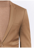 Costume slim fit en laine Charles Le Golf _ Beige uni _ 32 - Beige