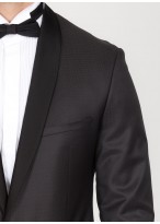 Veste de smoking slim Emmanuelle Khanh-Noir - 10072-4