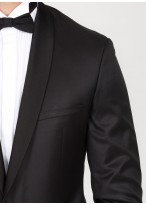Veste de smoking slim Emmanuelle Khanh-Anthracite - 10072-3
