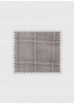 Gilet Emmanuelle Khahn _ Grège à carreaux _ 30 - Grège
