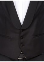 Gilet col châle Emmanuelle Khanh-Noir - 6K001101