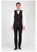 Gilet de smoking Sevenson-Noir - 201NOIR1