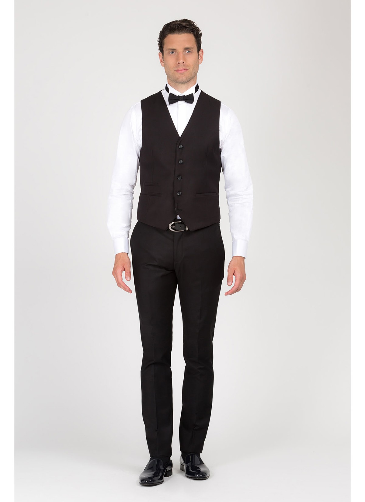 Gilet de smoking Sevenson-Noir - 201NOIR1
