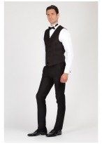 Gilet de smoking Sevenson-Noir - 201NOIR1
