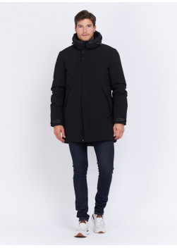 Parka Charles Le Golf _ Noir uni _ 01 - Noir