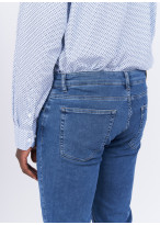 Jean slim fit Charles Le Golf _ Bleu denim faux uni _ 84 - Bleu denim