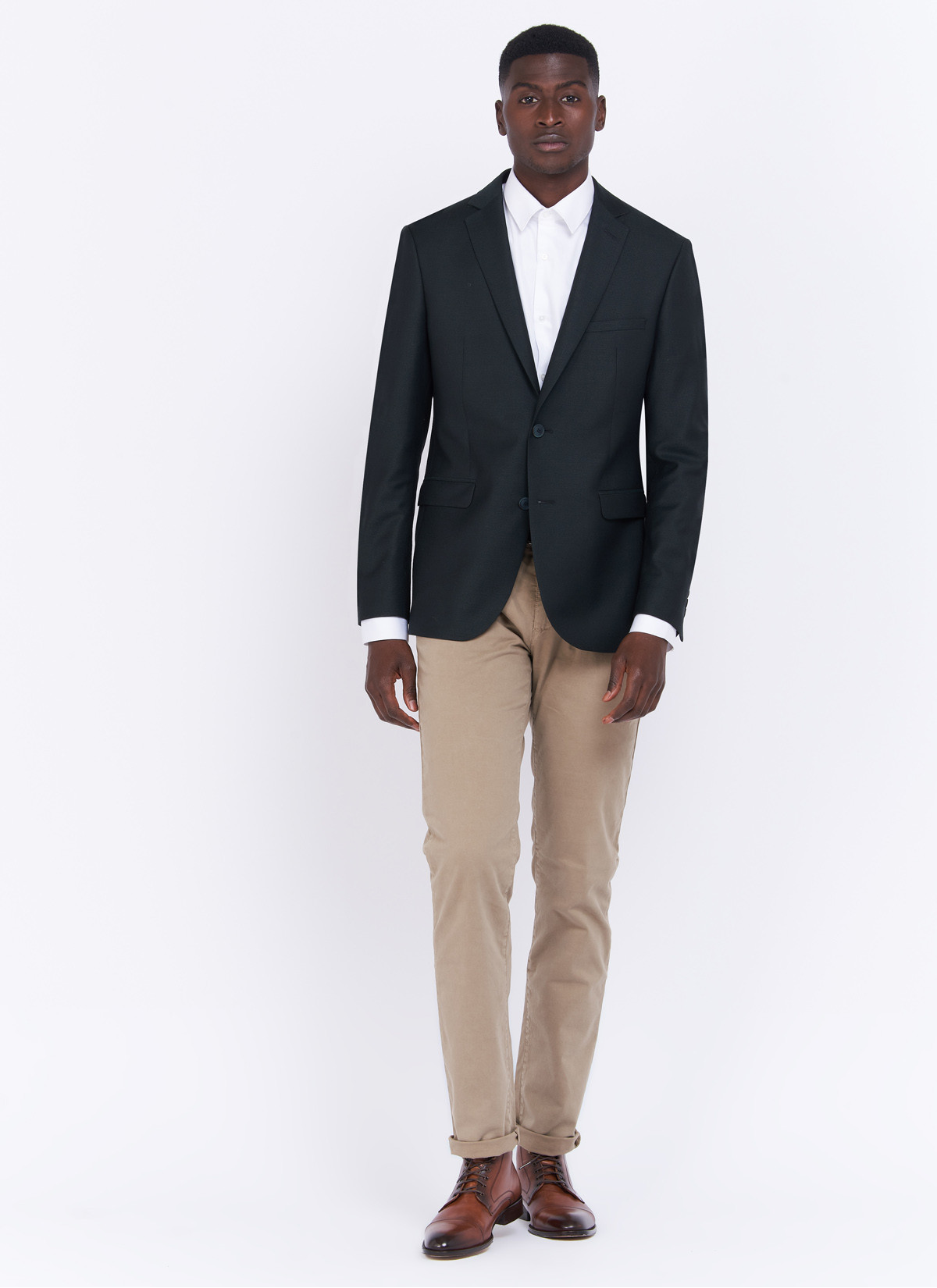 Veste slim fit texturée Charles Le Golf