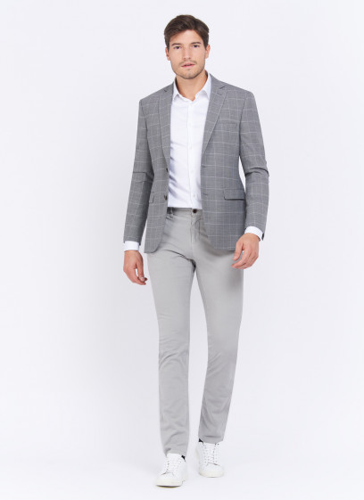 Veste slim fit à carreaux Charles Le Golf
