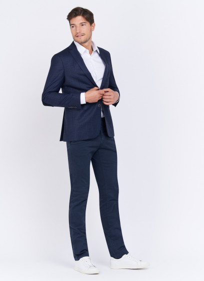 Veste slim fit à carreaux Charles Le Golf