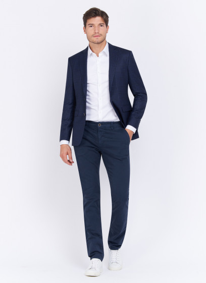 Veste slim fit à carreaux Charles Le Golf