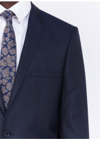 Costume slim fit Charles Le Golf _ Bleu marine faux uni _ 88 - Bleu marine