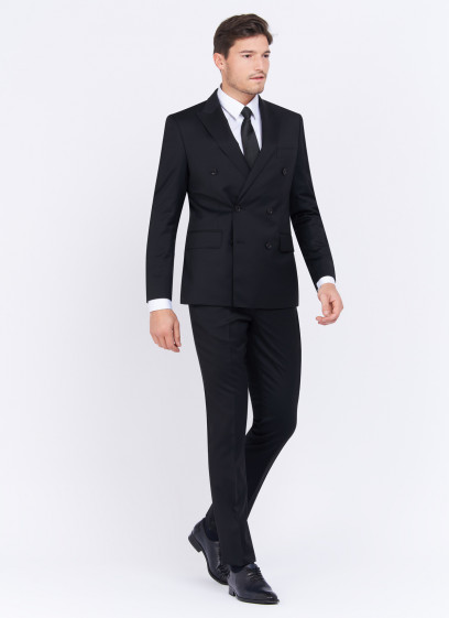 Costume croisé en laine Charles Le Golf