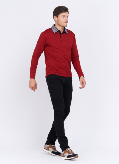 Polos bicolore manches longues Charles Le Golf