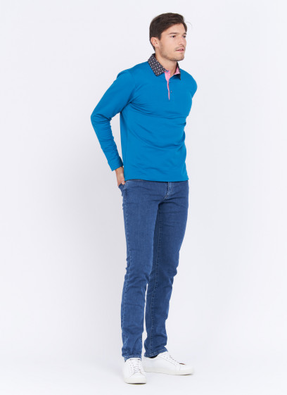 Polos bicolore manches longues Charles Le Golf