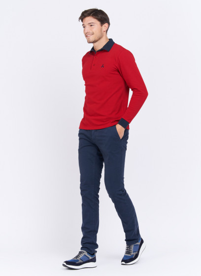 Polos bicolore manches longues Charles Le Golf