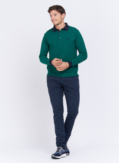 Polos bicolore manches longues Charles Le Golf