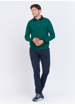 Polos bicolore manches longues Charles Le Golf