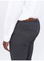 Pantalon chino à rayures slim fit Charles Le Golf _ Gris foncé à rayures _ 23 - Gris foncé