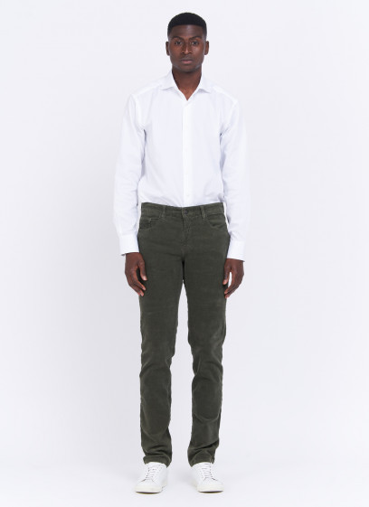 Pantalon en velours coupe ajustée Charles Le Golf