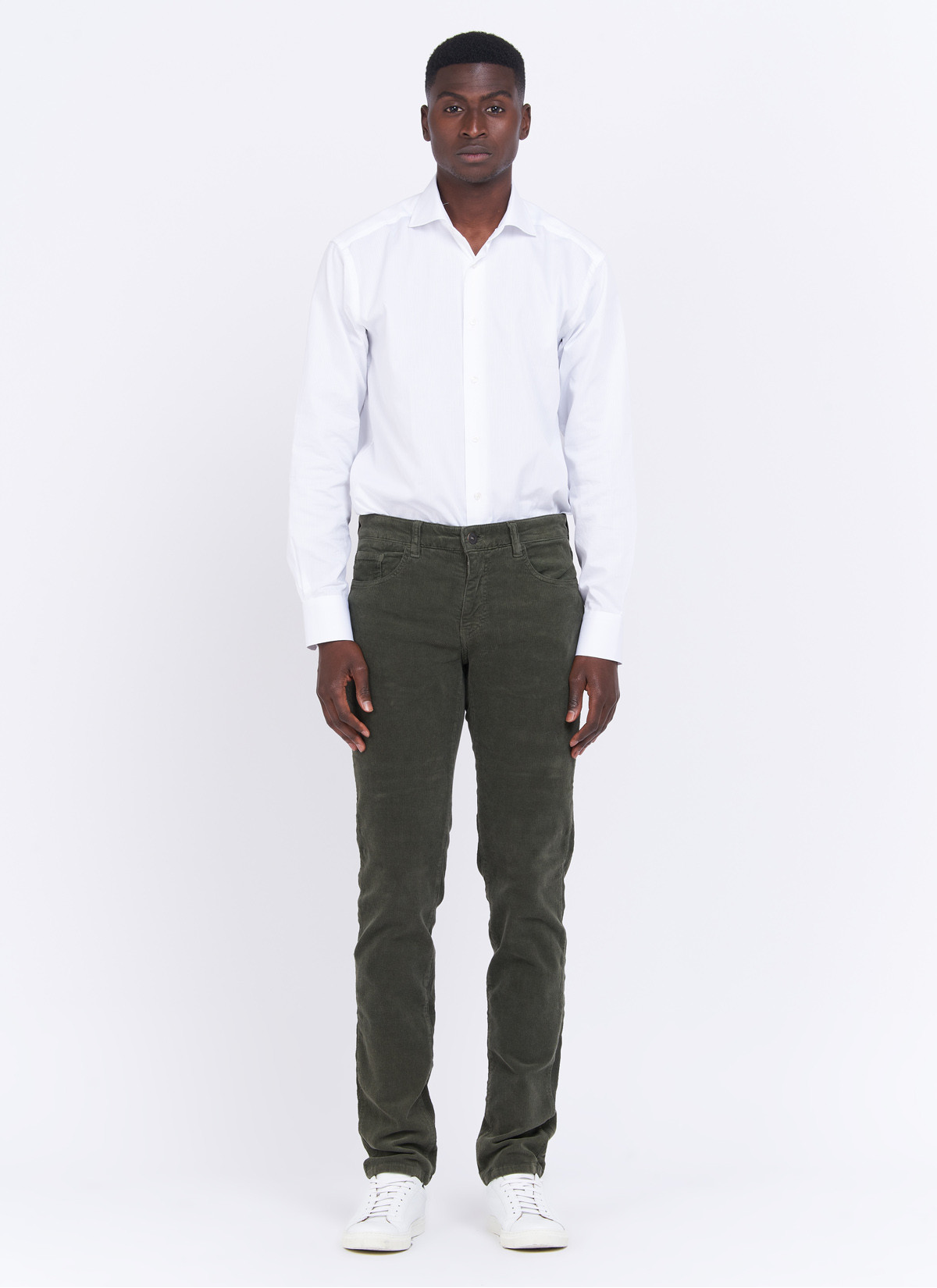 Pantalon en velours coupe ajustée Charles Le Golf