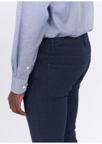 Pantalon chino à carreaux slim fit Charles Le Golf _ Bleu marine à carreaux _ 88 - Bleu marine