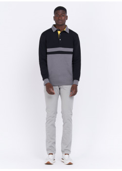Polos tricolore manches longues Charles Le Golf