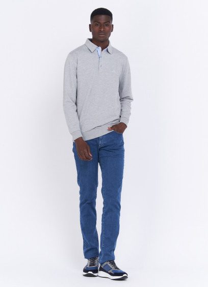 Polos bicolore manches longues Charles Le Golf
