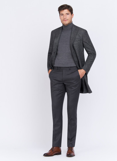 Manteau Charles Le Golf _ Gris foncé faux uni _ 23 - Gris foncé