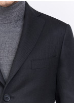 Manteau Charles Le Golf _ Noir faux uni _ 01 - Noir