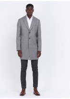 Manteau Charles Le Golf _ Gris perle texturé _ 21 - Gris perle