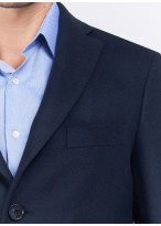 Manteau en cachemire Charles Le Golf _ Bleu marine uni _ 88 - Bleu marine